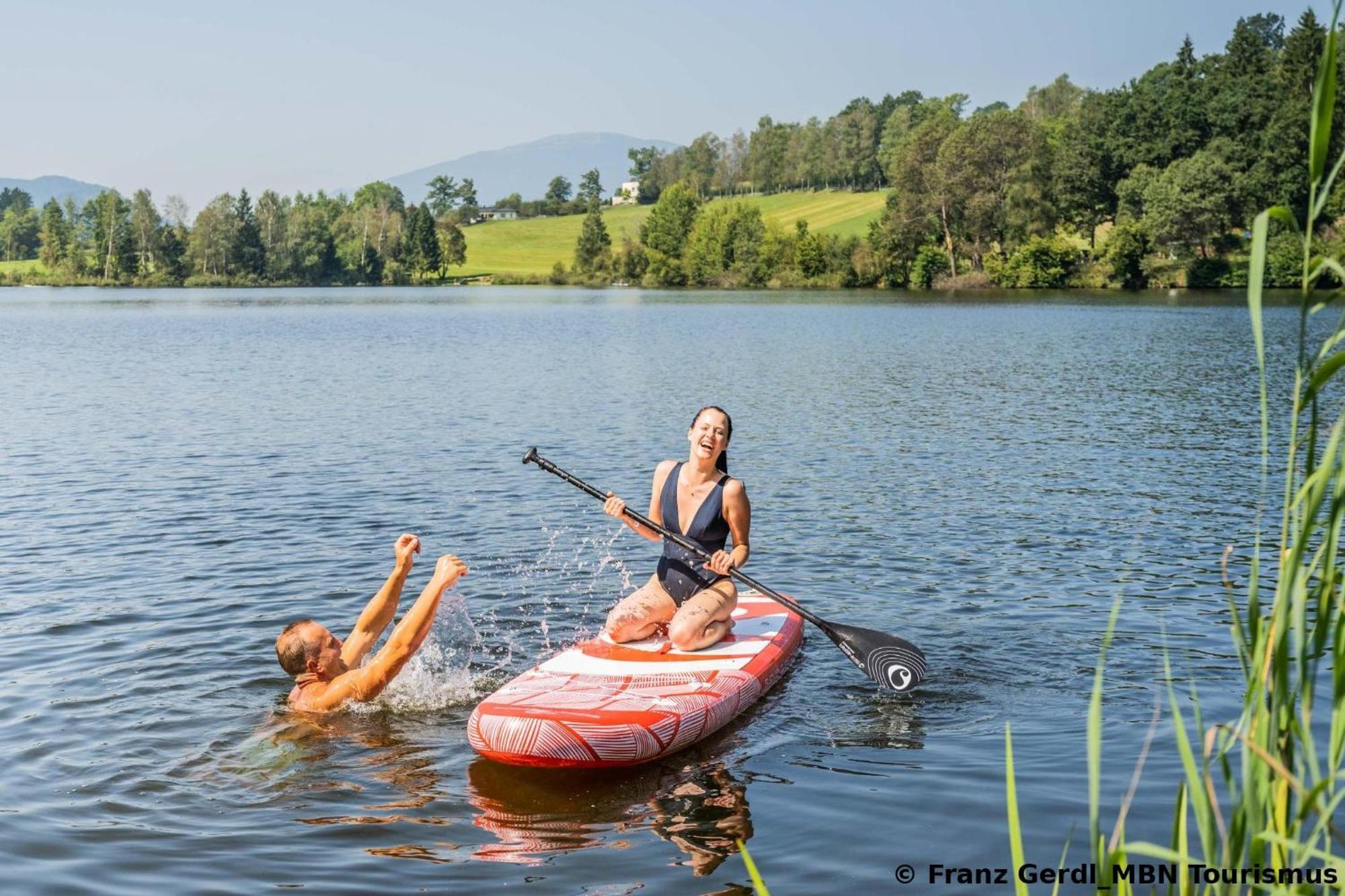 Ferienparadies Hecher Maltschachersee Feldkirchen in Kärnten Exterior foto